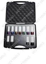 11 Piece 12 Drive Lug Nut Socket Set 1527mm Rim-safe Sleeves Storage Case
