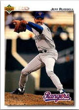1992 Upper Deck #695 Jeff Russell Texas Rangers