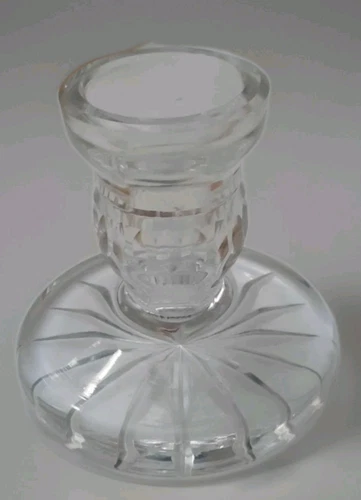 Vintage Waterford Blarney Irish Crystal Single Candlestick Holder Brilliant Cut