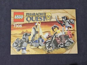 Lego Pharaoh's Quest #7305 #7306 Scarab Attack Motorcycle Booklet Instructions