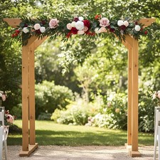 6ft Handcrafted Eucalyptus Flower Garland For Wedding And Party Decor