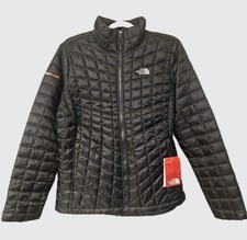 Chaqueta de Trek The Northface Thermball para Mujer Negra Vantage Score Logo Talla L Nueva con Etiquetas