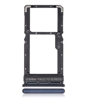 Dual Sim Card Tray Compatible For Xiaomi Redmi Poco X3 / X3 Pro Phantom Black 