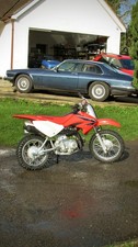 2009 Honda crf70f Dirtbike, four-stroke, 3-speed transmission automatic clutch.