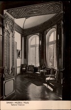 RPPC Muzeul Peles Sinaia Romania Salonul Francez vintage postcard z835