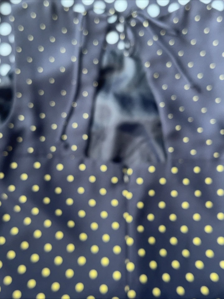 Lunares Donna Ricco New York Petite Formal Talla 8 Azul Marino Foto 3 de 4