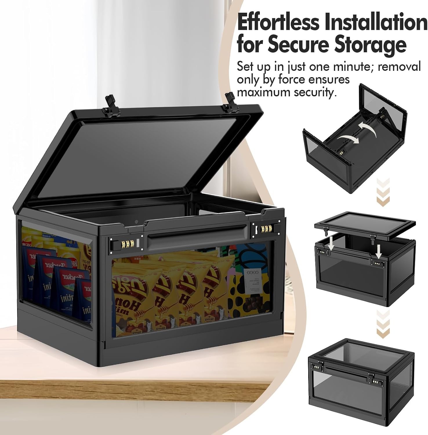 Extra Large Lock Box for Medication & Valuables - Secure Combination ...