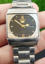 Vintage Of Seiko 5 Automatic 21 Jewels Men Watch Day Date Japan Made