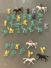Anciens cowboys et indiens en plastique / Western / échelle 1/72