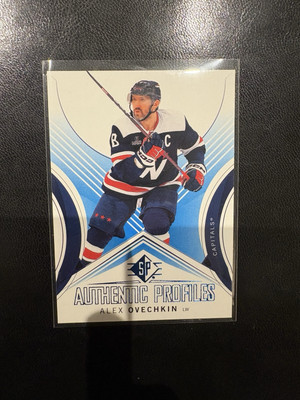 2024-25 SP Authentic Profiles Alex Ovechkin #AP-9 Washington
