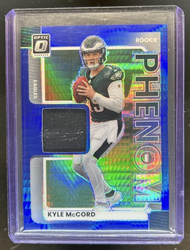 2025 Donruss Optic Kyle McCord Blue Hyper (RAW)