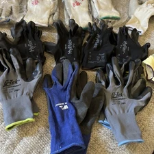 Wells Lamont Work & Home Latex Coated Gloves Snug Knit Wrist Large