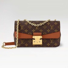 Louis Vuitton Marceau Chain Shoulder Bag LV Monogram Brown 100 authentic