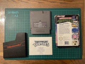 Teenage Mutant Hero Turtles Ninja NES Nintendo PAL Boxed Set with Manual