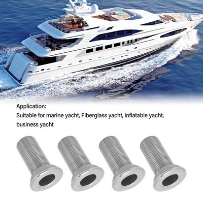 Schlauchanschluss Mit Widerhaken Marine-Thru-Drain-Gewindeanschluss Solide