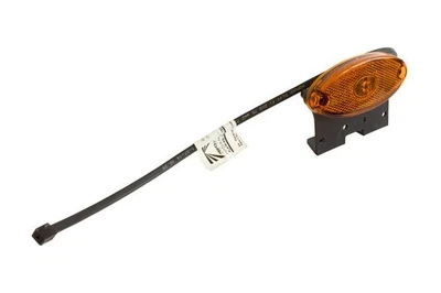 Feu de gabarit LED ASPÖCK FLATPOINT II, ​​orange, universel, avec support