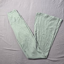aerie real me women's leggings flare green small