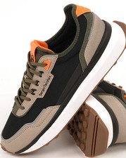 Sergio Tacchini Verona Trainers Black/Khaki/Orange