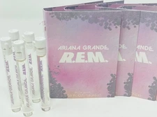 12  Ariana Grande R.E.M Splash Sample Vials  .05 with Cards  New and Fresh