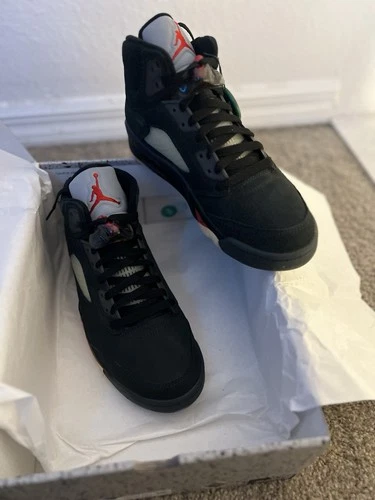 Nike Air Jordan 5 Retro Women's Size 8.5 Men's 7 DR0092-001 Gore-Tex Off-Noir