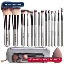 Travel Makeup Brush Set BS-MALL14 PCS Professional Makeup Brushes with Case  Sp