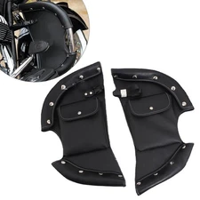 Lower Chap Leg Warmer Wind Deflector Black for Indian Chief Chieftain Roadmaster