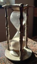 Zinn Sanduhr Sammlerstück Vintage