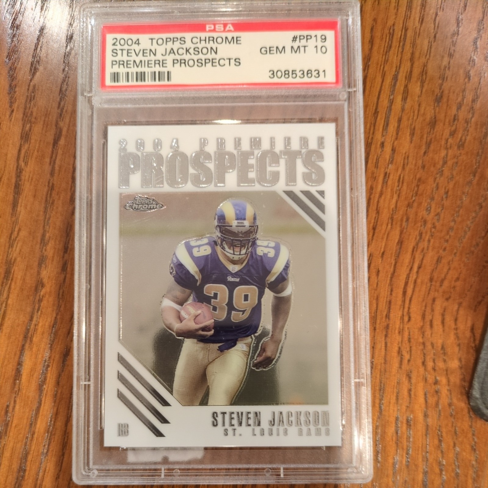 Steven Jackson Topps Chrome Premiere Prospects #PP19 Base