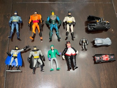 Batman Figure Lot of 12pc DC Comics Action Figures Mixed Characters Penguin