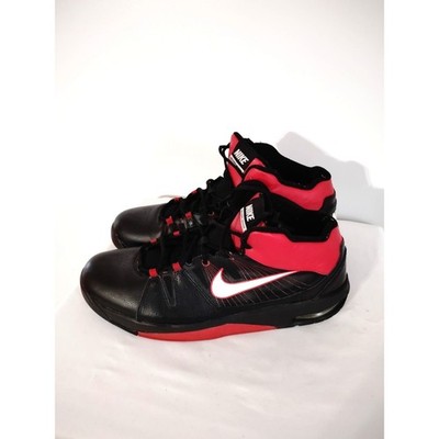 Nike Air Flight Jab Step Men's Size 14 Black Red Basketball Shoes 525742 004