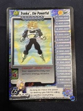 Trunks the Powerful HOLO FOIL Limited Rare 127 LV4 DBZ CCG DragonBallZ Score TCG