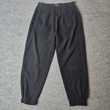 Babaton Aritzia Dexter Ankle Pants Pull On Elastic Waist Ankle Black Size Small