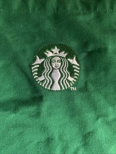 Starbucks Barista Apron Green Embroidered Logo Uniform 2 Pockets Adjustable