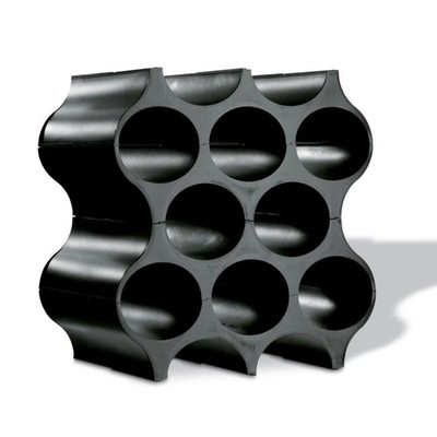 Koziol Kunststoff Flaschenregal für Boot Camper AUFBAU Baukastensystem schwarz