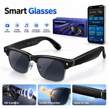 AI Smart Glasses with 8MP Camera Real-Time Translation Men Women XMAS Gift NEW