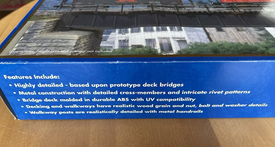 Atlas #6923,  3-Rail O Deck Girder Bridge Kit, New - Image 2 of 4