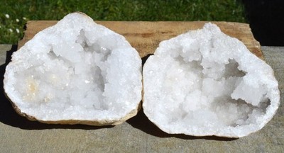 Quarz Geode 1200 Gramm - Bu Craa, Laâyoune-Sakia El Hamra Region, Marokko