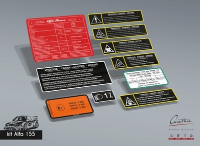 ALFA ROMEO 155 STICKER KIT | 10 stickers