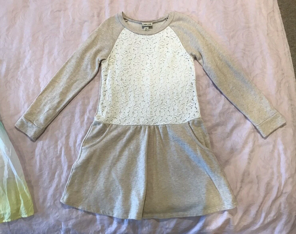 4 件套女孩 10/12 码 DKNY CHEROKEE Abercrombie Fitch CIRCO 连衣裙打底裤 — 第 2/4 张图片