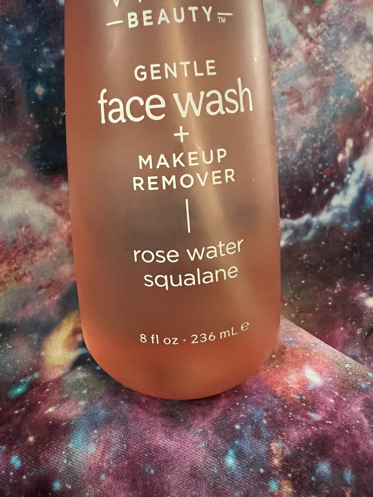 VITAL BEAUTY Gentle Face Wash & Makeup Remover Rose Water & Squalene 8