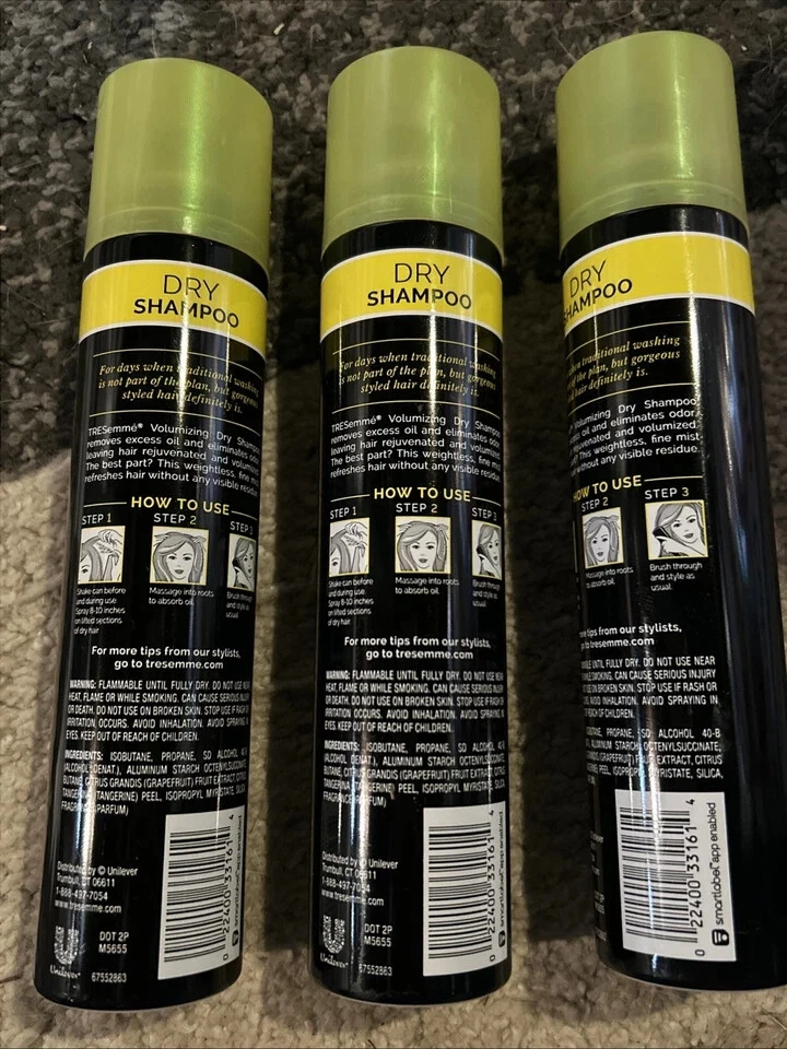 3 Pack ~Tresemme Volumizing Dry Shampoo for Fine Oily Hair Volumizing ~ New - Image 2 of 2