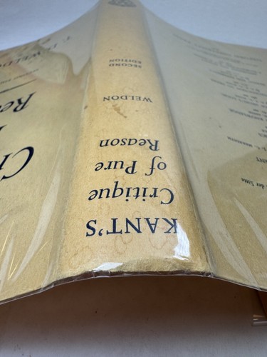 Kant's Critique of Pure Reason, Second Edition | NEAR FINE 1958 - Picture 12 of 19