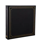 Large 6x4 Photo Album for 500 Photo's - Black Soft Padded Cover - AL-9174