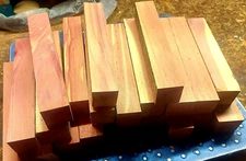 40 EASTERN RED CEDAR LONG PEN BLANKS SPINDLES 1" X 1" X 6"