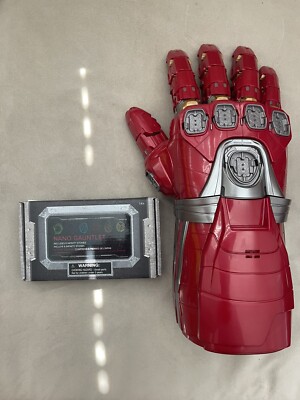 Disney Parks Avengers Vault Iron Man Nano Infinity Gauntlet  w/Stones *BRAND NEW
