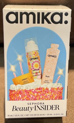 AMIKA SEPHORA BEAUTY INSIDER NOURISHING MASK/SHINE MASK/PERK UP DRY SHAMPOO SET