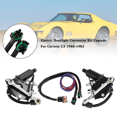 Elektrischer Scheinwerfer Umbausatz Upgrade für Corvette C3 1968-1982 AY..