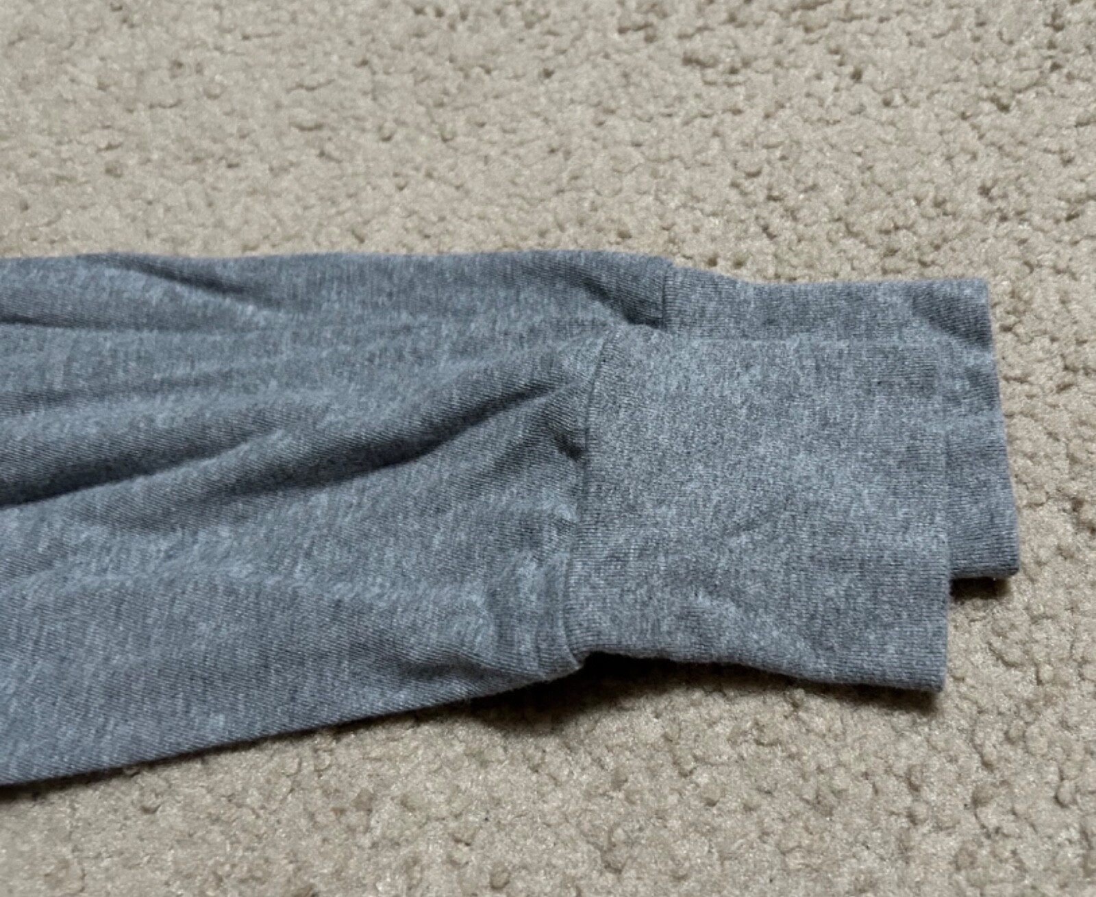 AIME LEON DORE t-shirt Men's heather grey MEDIUM long sleeve ald