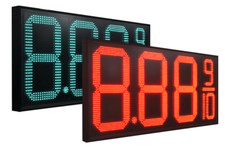 12V LED OIL GAS STATION Electronic Fuel PRICE SIGN 8",10',12',14" PCB sign board