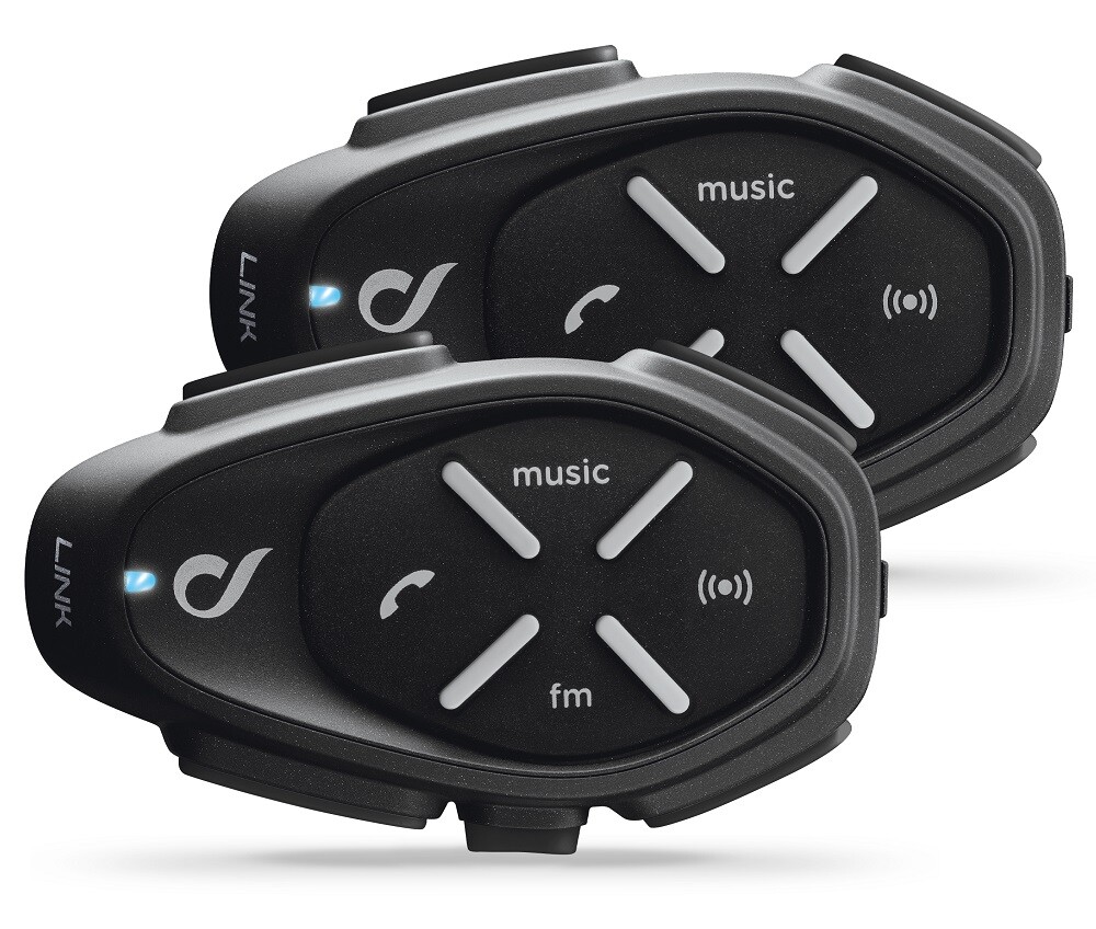 INTERFONO MOTO CASCO BLUETOOTH INTERPHONE LINK KIT DOPPIO COPPIA MOTO A MOTO